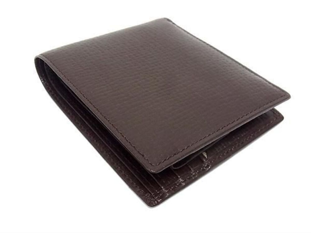 Burberry Leather Bi Wallet fold Brown